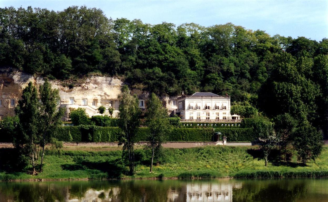 Hotel Les Hautes Roches Rochecorbon Exterior foto