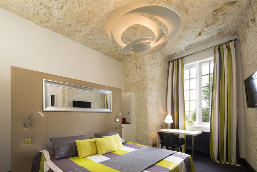 Hotel Les Hautes Roches Rochecorbon Exterior foto