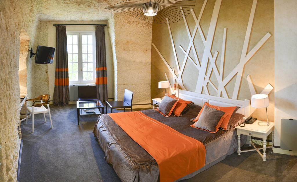Hotel Les Hautes Roches Rochecorbon Exterior foto