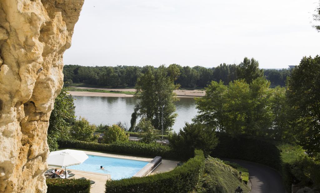 Hotel Les Hautes Roches Rochecorbon Exterior foto